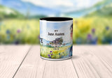 Pride and Prejudice by Jane Austen Mug. Coffee Mug with Pride and Prejudice book design, Bookish Gift,  Literature Mug.