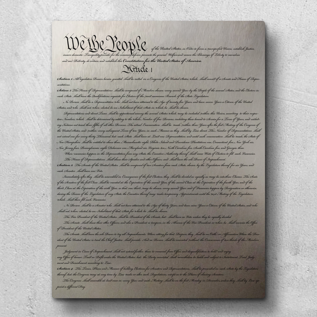 Section 1: The Constitution of the United States