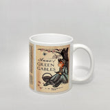 Anne of Green Gables by Lucy Maud Montgomery Mug. Coffee Mug with Anne of Green Gables book Title and Book Pages,Bookish Gift,Literature Mug
