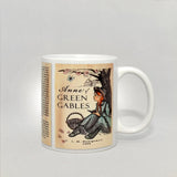 Anne of Green Gables by Lucy Maud Montgomery Mug. Coffee Mug with Anne of Green Gables book Title and Book Pages,Bookish Gift,Literature Mug