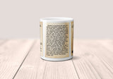 Anna Karenina by Leo Tolstoy Mug. Coffee Mug with Anna Karenina (Russian version) book Title and Book Pages,Bookish Gift,Literature Mug
