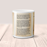 Alice in Wonderland by Lewis Carroll Mug. Coffee Mug with pages of Lewis Carroll's "Alice's Adventures in Wonderland" book, Literary Mug