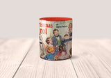 A Christmas Carol by Charles Dickens Mug and Coaster Set. Coffee Mug  and Coaster with Christmas Carol design, Christmas Gift.