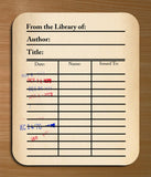 Library Due Date Mouse pad. Literary Mousepad with Library Due Date Card and Date Stamps design, Bookish Gift, Literary Gift, Library