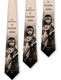 Les Misérables Necktie, Book Necktie, Les Misérables by Victor Hugo Tie, Necktie.