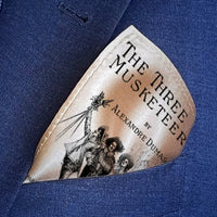 The Three Musketeers by Alexandre Dumas Pocket Square, Bookish Pocket Square, The Three Musketeers Handkerchief