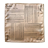 Bill of Rights Pocket Square, Handkerchief with the US Bill of Rights. lawmaker gift, legislator gift, Handkerchief