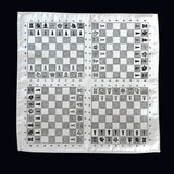 Chess Pocket Square, Chessboard Handkerchief, Grandmaster Pocket Square. Chess Board Pocket Square.