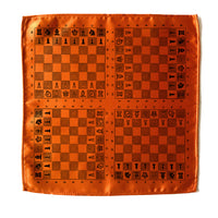 Chess Pocket Square, Chessboard Handkerchief, Grandmaster Pocket Square. Chess Board Pocket Square.