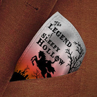 Special Halloween Edition! The Legend of Sleepy Hollow by Washington Irving Pocket Square , Book Pocket Square , Legend of Sleepy Hollow Handkerchief, Halloween, Goth Pocket Square