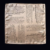 US Constitution Pocket Square, We the People, Pocket Square with US Constitution. lawmaker gift, legislator gift.