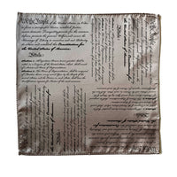 US Constitution Pocket Square, We the People, Pocket Square with US Constitution. lawmaker gift, legislator gift.