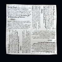 US Constitution Pocket Square, We the People, Pocket Square with US Constitution. lawmaker gift, legislator gift.