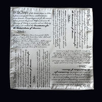 US Constitution Pocket Square, We the People, Pocket Square with US Constitution. lawmaker gift, legislator gift.