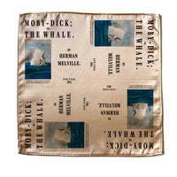 Moby-Dick Pocket Square, Moby-Dick; or, The Whale by Herman Melville Pocket Square, Book Pocket Square, Literary Gift for Men, handkerchief, Blue Ocean.