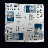 Moby-Dick Pocket Square, Moby-Dick; or, The Whale by Herman Melville Pocket Square, Book Pocket Square, Literary Gift for Men, handkerchief, Blue Ocean.