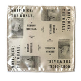 Moby-Dick Pocket Square, Moby-Dick; or, The Whale by Herman Melville Handkerchief, Book Pocket Square, Literary Gift for Men.