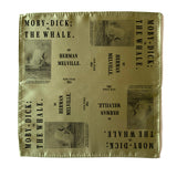 Moby-Dick Pocket Square, Moby-Dick; or, The Whale by Herman Melville Handkerchief, Book Pocket Square, Literary Gift for Men.