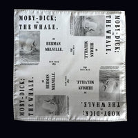 Moby-Dick Pocket Square, Moby-Dick; or, The Whale by Herman Melville Handkerchief, Book Pocket Square, Literary Gift for Men.