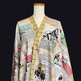 Wizard of Oz Scarf (Full Print) Literary Scarf Inspired by L. Frank Baum. Book Lover Gift, Book Pages Scarf, Literary Gift, Dorothy Oz Scarf