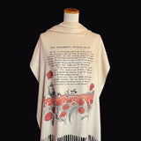 The Wonderful Wizard of Oz Scarf/Shawl. Select your favorite page: Title page, Dorothy, Scarecrow, Tin Woodman, Cowardly Lion, Poppy field