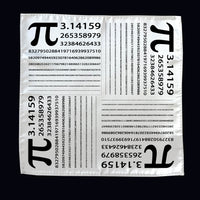 Pi Number Pocket Square, Mathematician Gift, Mathematics, Math Teacher Gift, handkerchief.