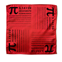 Pi Number Pocket Square, Mathematician Gift, Mathematics, Math Teacher Gift, handkerchief.