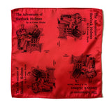 Sherlock Holmes Pocket Square, The Adventures of Sherlock Holmes by Arthur Conan Doyle Handkerchief, Bookish Gift for Men