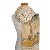The Velveteen Rabbit by Margery Williams Scarf Shawl Wrap. Book scarf, Literary scarf, Classic Literature, Bookish Gift, Literary Accessory