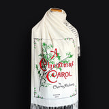 A Christmas Carol by Charles Dickens Scarf Wrap, Literary Shawl, Book Lover Gift, Librarian Gift, Bookish Accessory