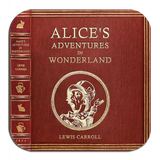 Alice in Wonderland and Through the Looking-Glass by Lewis Carroll Coaster Set. Tea Party Decor. Cheshire Cat, White Rabbit, Mad Hatter