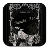 Edgar Allan Poe Coaster Set: The Raven, Tell-Tale Heart, Annabel Lee, Cask of Amontillado, Alone, Dream Within a Dream, Gothic Literary Gift