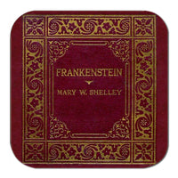 Gothic Literature Coaster Set. Dracula, Frankenstein, Sleepy Hollow, The Raven, Jekyll and Hyde, Dorian Gray. Bookish Home Decor Halloween