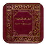Gothic Literature Coaster Set. Dracula, Frankenstein, Sleepy Hollow, The Raven, Jekyll and Hyde, Dorian Gray. Bookish Home Decor Halloween