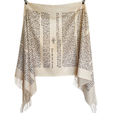 Darcy's Letter to Elizabeth from Pride and Prejudice by Jane Austen Scarf (Full Print). Jane Austen Literary Scarf, Romantic Novel Gift