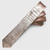 US Declaration of Independence Tie, Necktie with US Declaration of Independence. Lawmaker gift, Legislator gift, In Congress JULY 4 1776 ,