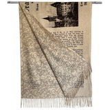 Dracula by Bram Stoker Scarf, Literary Scarf, Gothic Scarf, Reversible Book Lover Gift, Gothic Literature Gift, Bookworm Gift, Literary Gift