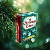 A Christmas Carol by Charles Dickens Christmas Tree Ornament, Book Glass Ornament, Blown Glass 3D, Book Lover Gift, Christmas Tree Decor.
