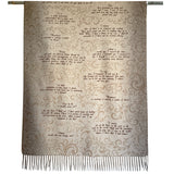 Pride and Prejudice Quotes Scarf, Jane Austen Literary Scarf, Book Lover Gift, Romantic Novel Shawl, Austen Quote Wrap, Bookish gift