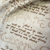 Pride and Prejudice Quotes Scarf, Jane Austen Literary Scarf, Book Lover Gift, Romantic Novel Shawl, Austen Quote Wrap, Bookish gift