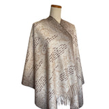 Pride and Prejudice Quotes Scarf, Jane Austen Literary Scarf, Book Lover Gift, Romantic Novel Shawl, Austen Quote Wrap, Bookish gift