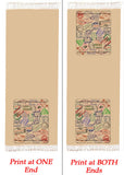 Traveler scarf, Scarf with passport stamps, Flight attendant gift, Travel Agent gift