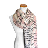 US Constitution and Bill of Rights Scarf, Patriotic Shawl, American History Gift, Constitutional Scarf, Fourth of July Wrap, USA Flag Scarf