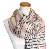 US Constitution and Bill of Rights Scarf, Patriotic Shawl, American History Gift, Constitutional Scarf, Fourth of July Wrap, USA Flag Scarf