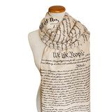 US Constitution, Bill of Rights, Declaration of Independence Scarf Shawl, American History Gift, Patriotic Gift, We the People, USA History