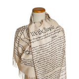 US Constitution, Bill of Rights, Declaration of Independence Scarf Shawl, American History Gift, Patriotic Gift, We the People, USA History