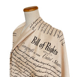 US Constitution, Bill of Rights, Declaration of Independence Scarf Shawl, American History Gift, Patriotic Gift, We the People, USA History