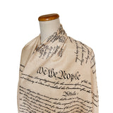 US Constitution, Bill of Rights, Declaration of Independence Scarf Shawl, American History Gift, Patriotic Gift, We the People, USA History