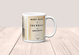 Moby-Dick; or, The Whale by Herman Melville Mug. Coffee Mug with Moby-Dick book design, Bookish Gift, Literary Mug, Nautical Gift