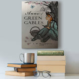 Anne of Green Gables by Lucy Maud Montgomery wall art metal panel. Literary Wall art with Anne of Green Gables design. Literary Gift